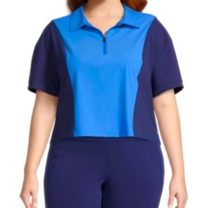 Sports Illustrated Plus Womens Short Sleeve Polo Shirt